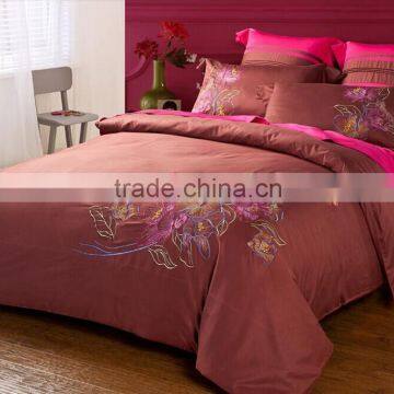 100% cotton luxury embroidery bedding sets Chinese Style hometextile