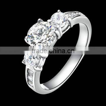 Fashion ladies jewelry latest silver wedding jewelry ring designs