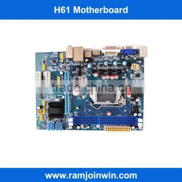 Dual Channel Ddr3 LGA1366 H61 Mini Itx Motherboard for 4 Lan photo-5