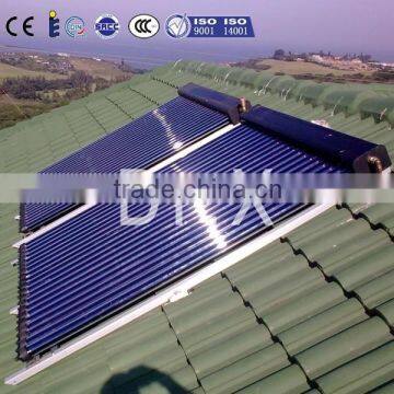 heat pipe Vacuum solar collector with Solar Keymark approved for sale