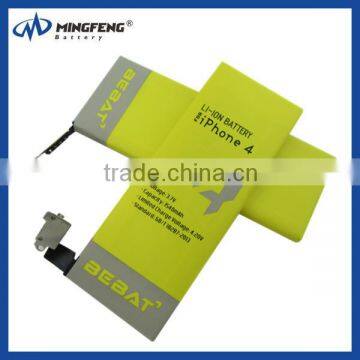 3.7v 1540mAh high capacity mobile phone battery for iPhone4 handy akku