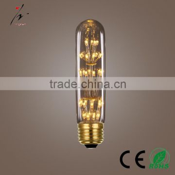 T30 125mm/185mm/300mm Led Firework Light Bulb 3W E27 Retro Dimmable Led Lamp