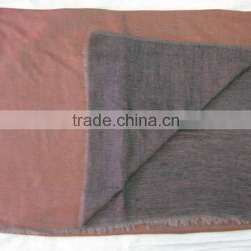 CASHMERE COLOUR WITH BOTH DIFFERENT SIDE SHAWL