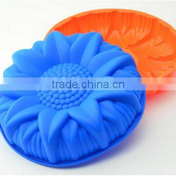 Sunflower shaped cake decorating tools silicone cheese pan ,cake pan ,soap mold