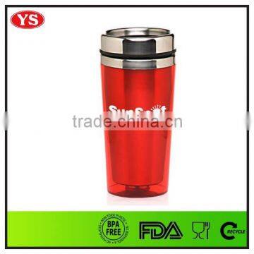 16oz food grade double wall insulated thermal coffee travel mug