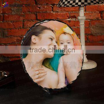 Christmas gift 30*30cm blank sublimation rock photo slate(SH-36)