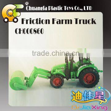 2015 new design funny friction farm tractor toy for baby