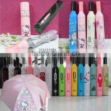 mini gift umbrella with bottle shape