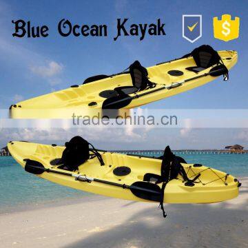 Blue Ocean 2015 new design 3 person kayak/3 person playing kayak/3 person ocean kayak