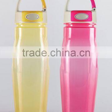 colorful and light 750ml promotional gift and travelling PP water bottle