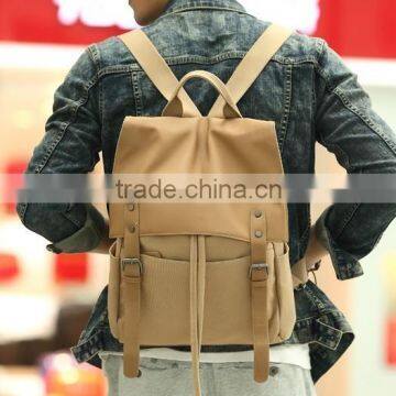 backpack canvas and leather bag, canvas backpack