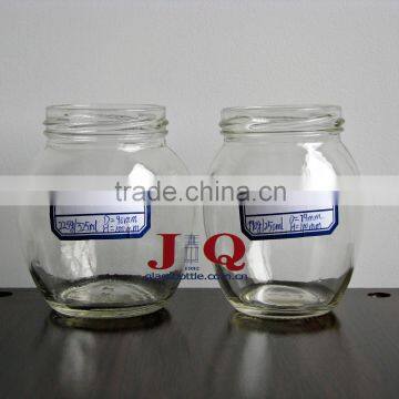 250ml and 320ml clear glass pickling food jar