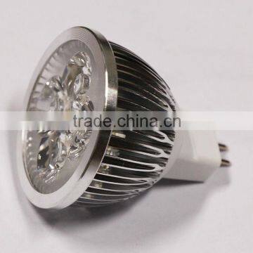 High power LED spotlight GU10 3*1W