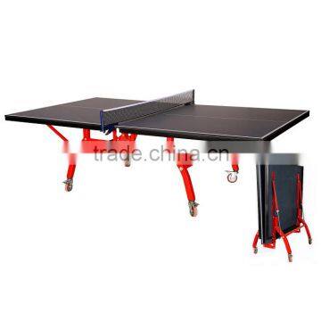 Manufacturer price moveable foldable MDF indoor Table tennis equipment ping pong game table for sale