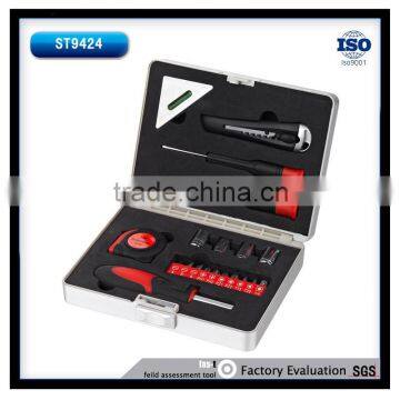 promotion plastic case tool set kit with 21pcs/DIY tools/gifts tool set