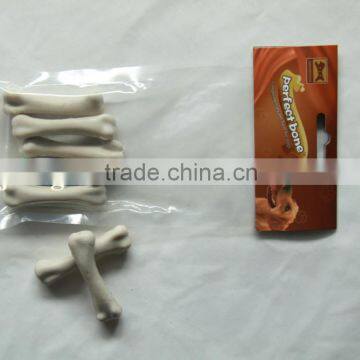 wholesale bully sticks (Milk flavor shaped chicken bone)