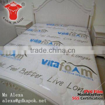 Guangzhou Kapok Fashion Design Printed PVC Film Mattress Packing PVC Film Soft Pvc Film For Offset Printing