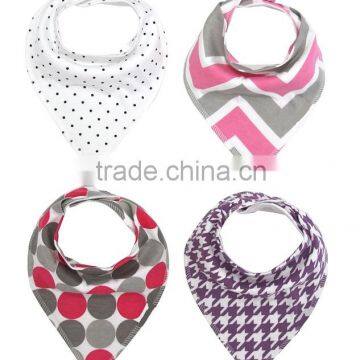 Top Quality Cotton Two Layers Baby Bibs Wholesale 4pieces Lot photo-5