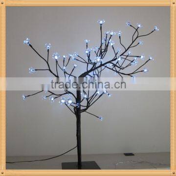 2.8' Enchanted Garden LED Lighted Cherry Blossom Flower Tree - Cool White Lights