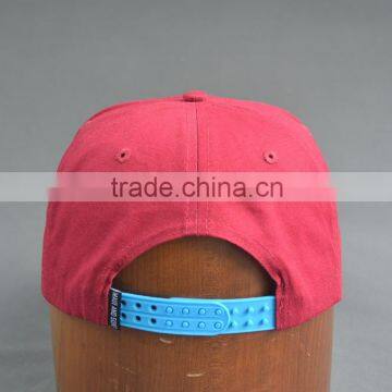 Custom 100% Cotton Twill 6-panel Snapback Cap With Woven Label photo-4