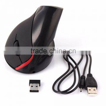 5D Optical Mouse 2.4GHz Ergonomic Vertical Mice USB Wired