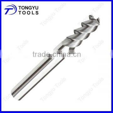Carbide Alloy processing square end mills for aluminum