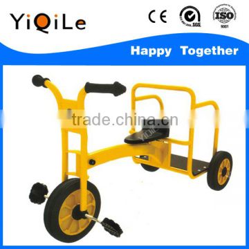 Hot sale 3 wheel metal car child bike trailer for kids outdoor games