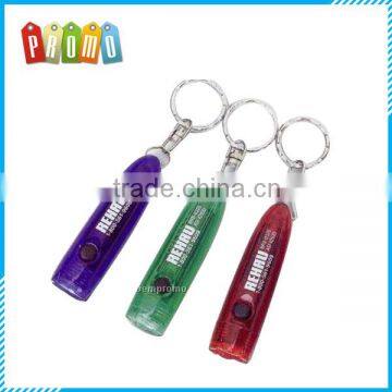 Mini flashlight key ring