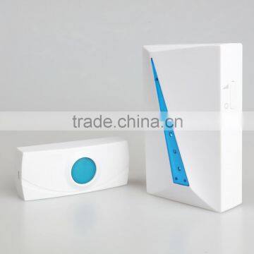 High Qualtiy Battery Operatedd Long Working Range Wireless Doorbell With LED Flash Light Style