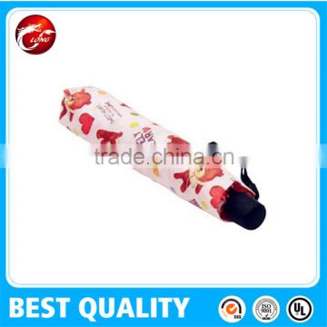 cheap price 3 fold umbrella with personal print