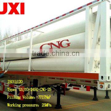 7308Nm3, ISO11120, 25Mpa for High-strength hot-sale CNG tube bundle Container for transportation