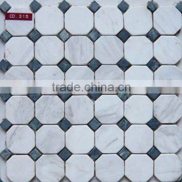 hexagon marble mosaic tile