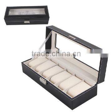 6pcs of Leather Watch Case