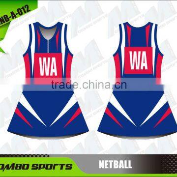 Custom sublimated netball uniforms