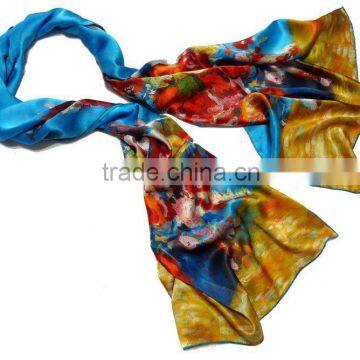 fashion silk scarf styles women