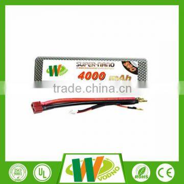 Good quality!!7.4V 4000mah 25C RC lipo battery battery pack