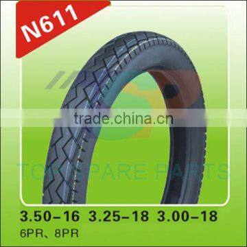 color Motorcycle Tire and Tyre 3.50-16/3.25-18/3.00-18 8PR/6PR