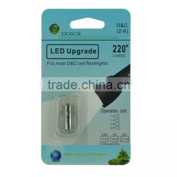 Energy-saving Long-lasting LED Flashlight/ Lamp Upgrade Replacement Bulb