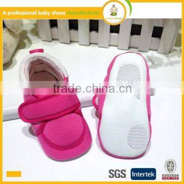 wholesale high quality newborn cheap soft sole cotton fabric baby shoes