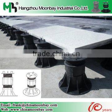 adjustable plastic pedestal for stone floor