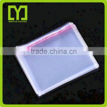 Yiwu opp self adhesive packing plastic bag clear, plastic bag clear