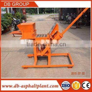 China manual interlocking brick block making machine in Kenya