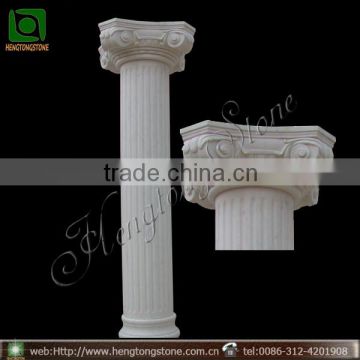 Decorative stone gate pillar