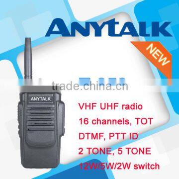 ANYTALK T-650 HIGH power 12Watt VHF UHF transceiver