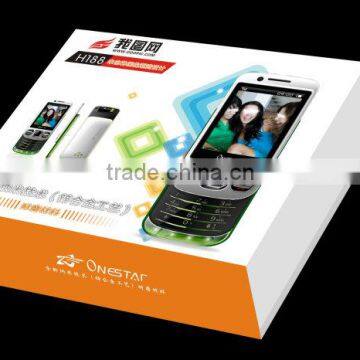 Cool and nice paperboard box for cellphone