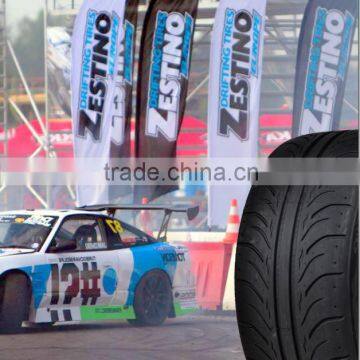 Zestino Semi Slick Racing Tire 245/40ZR17 Street Legal High Grip and Smoke photo-5
