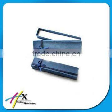 Fashion dark blue long necklace jewelry packaging box
