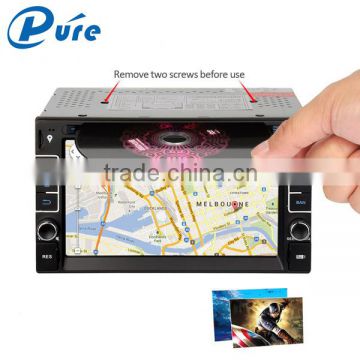 2 Din Car Stereo Vehicle Multimedia Player Car DVD TV Radio Player with GPS/Bluetooth/3G/TV/USB/SD/AUX IN/Mirror-link