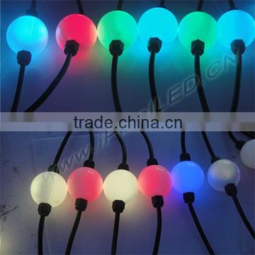 50mm Christmas led string lights rgb dmx 20pcs/string fordj nightclub