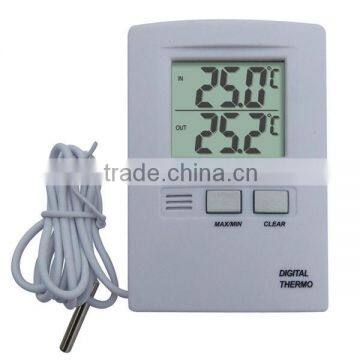 Indoor Digital Max Min Outdoor Thermometer with Probe